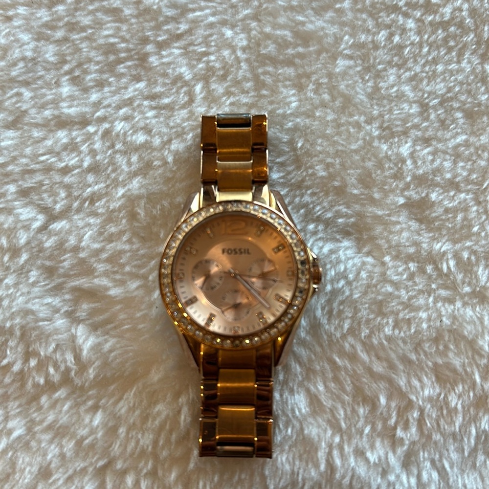 Fossil women’s watch.